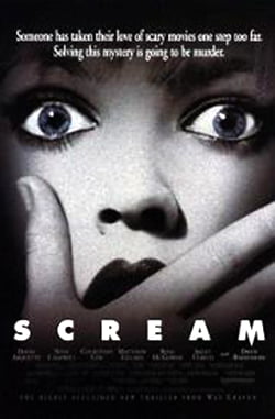 Horror Movie poster for Scream